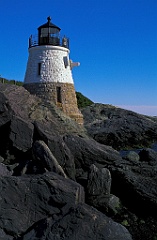 Castle Hill Light in Rhode Island